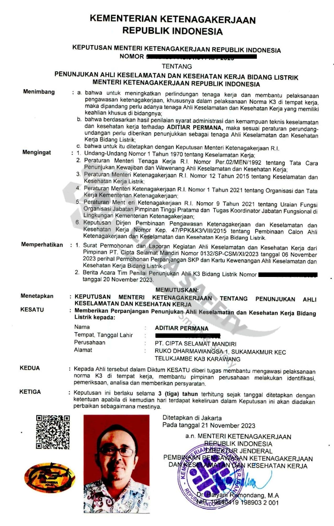 Sertifikat Ahli K3 Instalasi Listrik dan Instalasi Penyalur Petir (IL & IPP)